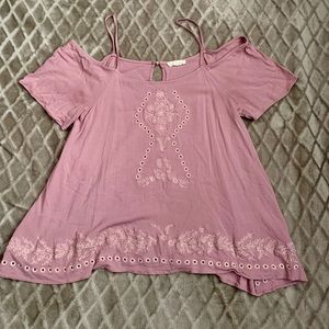 Off the shoulder shirt